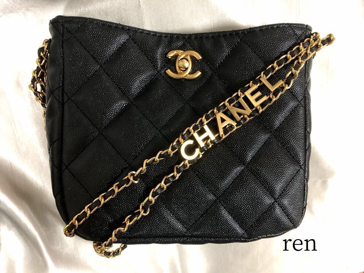 新品 CHANEL シャネル ノベルティ ショルダーバッグ ブラック 新品 CHANEL シャネル ノベルティ ショルダーバッグ ブラック