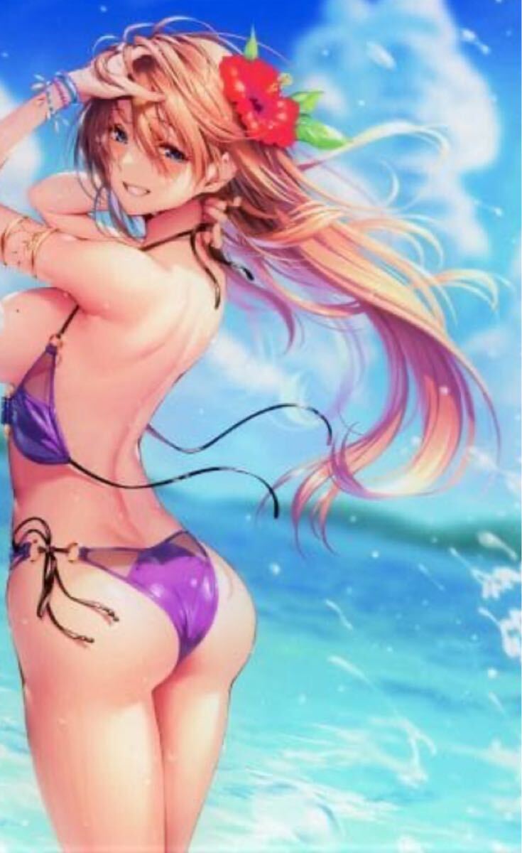 ピロ水(アマカノ アマカノ2 はにかみ彼女) イラストB B5アクリルボード 「HOT LIMIT 2020」 アクリルスタンド アクリルパネル