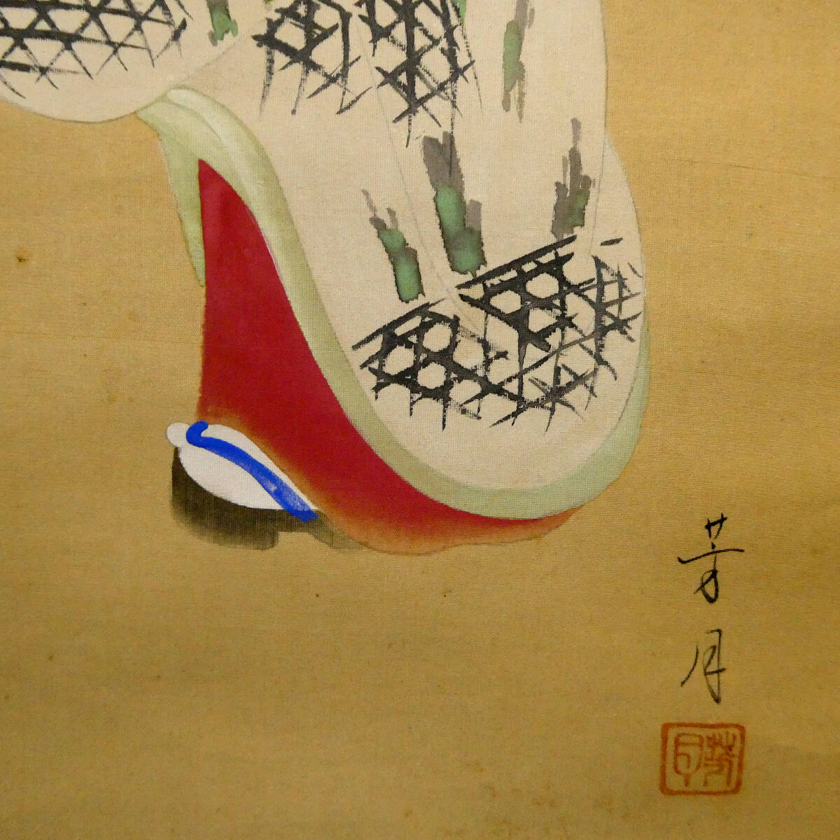 横尾芳月◇自筆肉筆 真作 日本画作品「梅花薫」◇絹本彩色◇直筆 横尾芳月◇自筆肉筆 真作 日本画作品「梅花薫」◇絹本彩色◇直筆