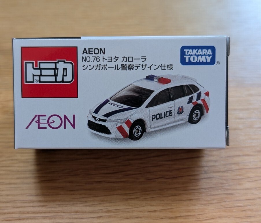 NO.76 Toyota Corolla Singapore полиция дизайн specification AEON оригинал 