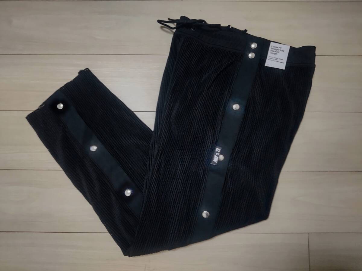 ★新品　ナイキ　NIKE　CIRCA TEARAWAY PANT　サーカ　ティアアウェイパンツ　★サイドフルボタン　★黒色　★Sサイズ