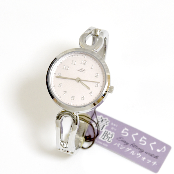新品 腕時(shí)計(jì) レディース 未使用 Field Work アナログ バングルウォッチ メタルブレスレット シルバー 金屬ベルト ステンレス