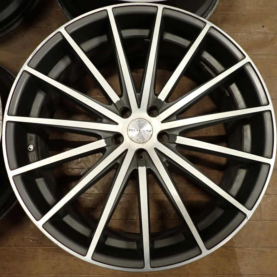 4本SET 會(huì)社宛送料無料 22×9J Rojam ロジャム Spread スプレッド アルミ 5穴 PCD 114.3mm +25 アルファード ヴェルファイア 特価 NO,C5520