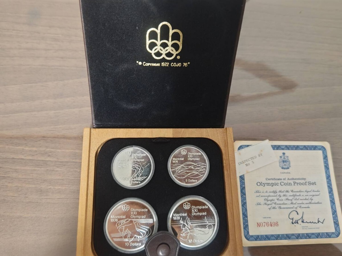 カナダ モントリオール オリンピック記念銀貨 1976年 10ドル銀貨 カナダ モントリオール オリンピック記念銀貨 1976年 10ドル銀貨