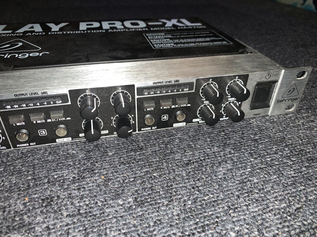  Behringer BEHRINGER POWERPLAY PRO-XL HEADPHONE monitor наушники усилитель наушники монитор работа хороший 