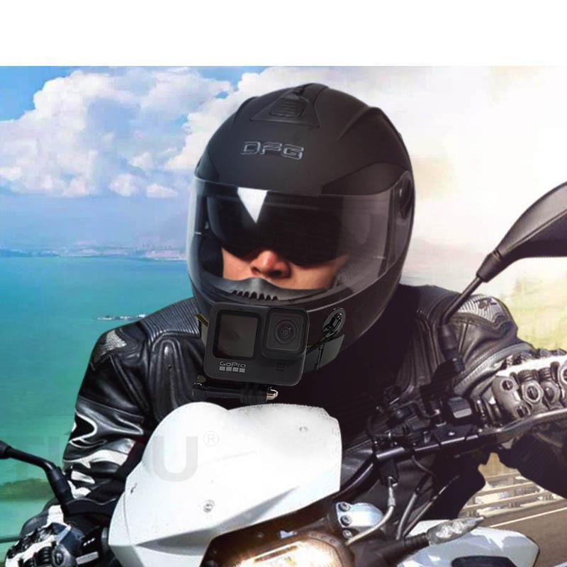 ,新品送料無料）オートバイヘルメットチンマウントキット GoPro Hero