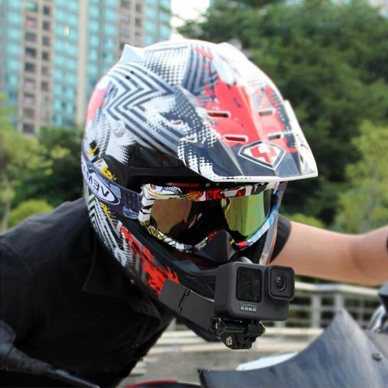 ,新品送料無料）オートバイヘルメットチンマウントキット GoPro Hero