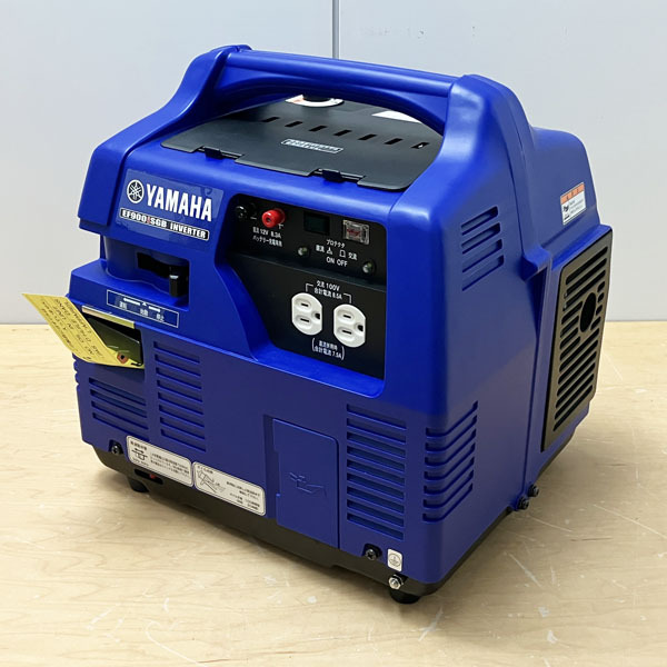 福袋 オンライン インバータ発電機 カセットボンベ 防音型 0.85kVA 【未使用】ヤマハ発動機 EF900iSGB ●85830 リコイル式 100V 発電機