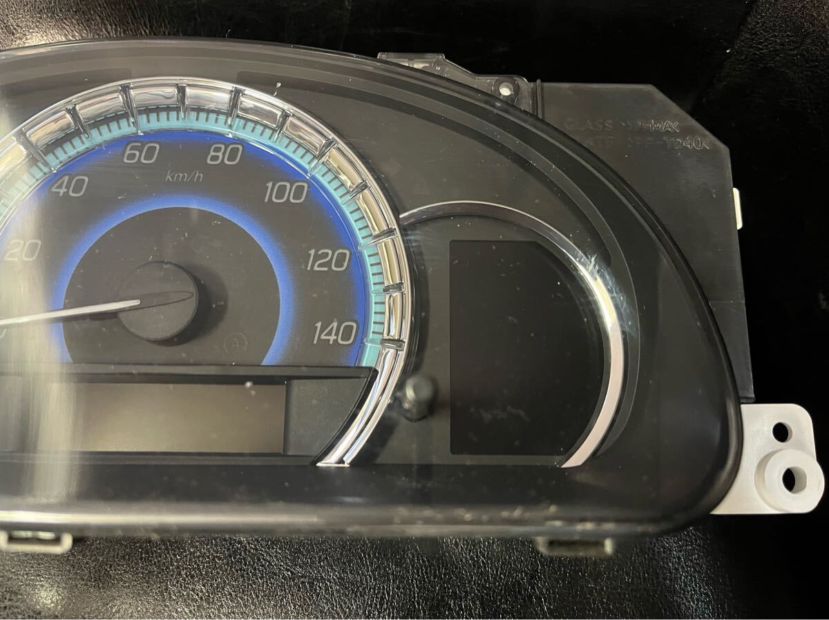 スペーシア カスタム ターボ CVT 2WD MK42S メーター 34100-65RJ0 065RA 257480-8713 5RJ 中古 キズ有り 38338km