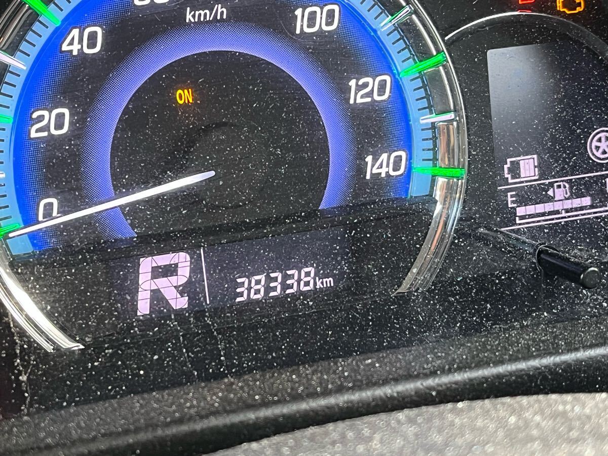 スペーシア カスタム ターボ CVT 2WD MK42S メーター 34100-65RJ0 065RA 257480-8713 5RJ 中古 キズ有り 38338km