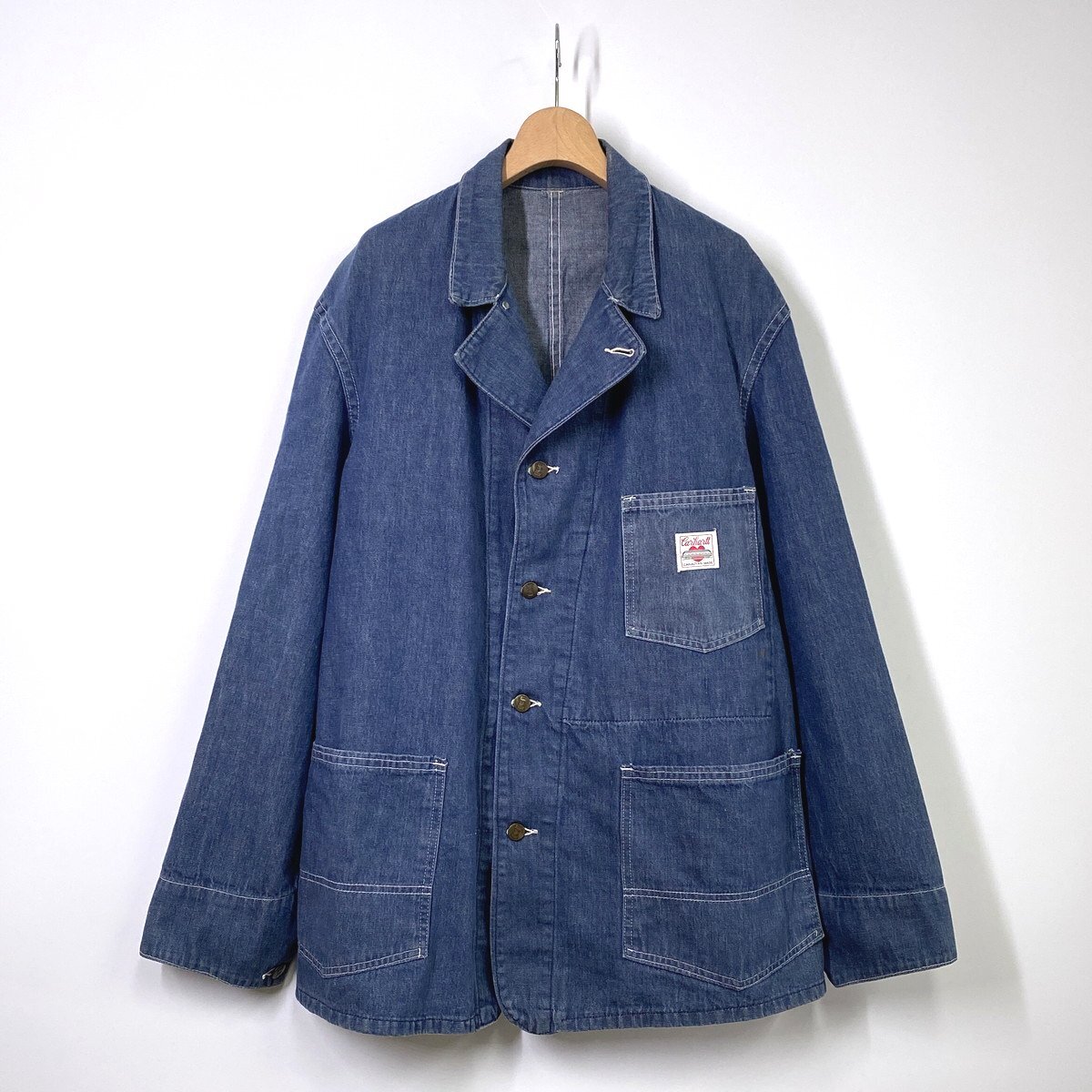 60s カナダ製 ハート列車タグ】Carhartt カーハート デニム 60s カナダ製 ハート列車タグ】Carhartt カーハート デニム