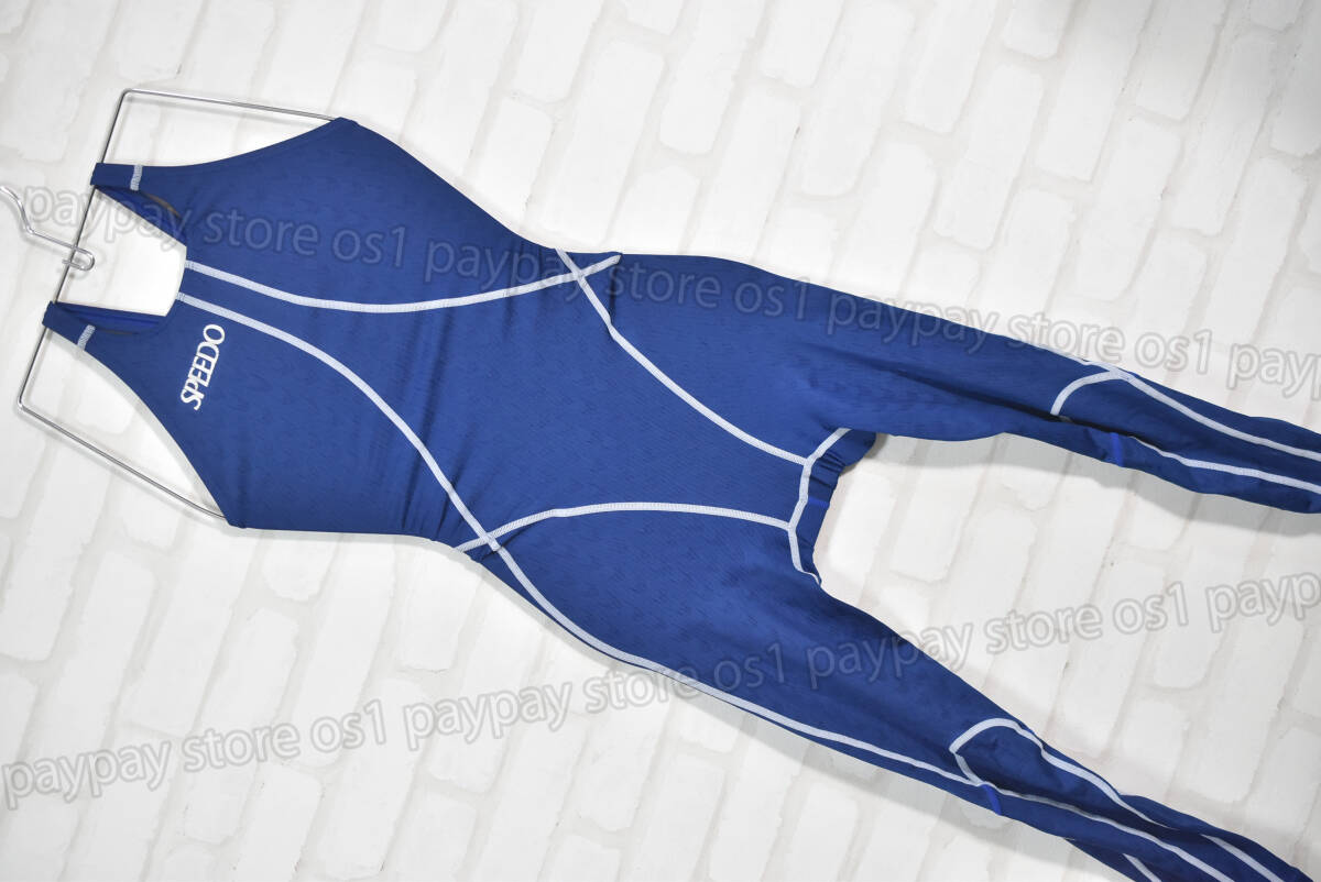 SPEEDO スピード AQUABLADE2-ex アクアブレード2ex ロングスパッツ 女子競泳水着 ネイビー mizuno期 サイズL