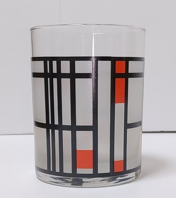2017 限定品2点セット MoMA アーティストプロダクト Mondrian モンドリアン タンブラー グラス コップ※未使用品/デッドストック/稀少品_画像4