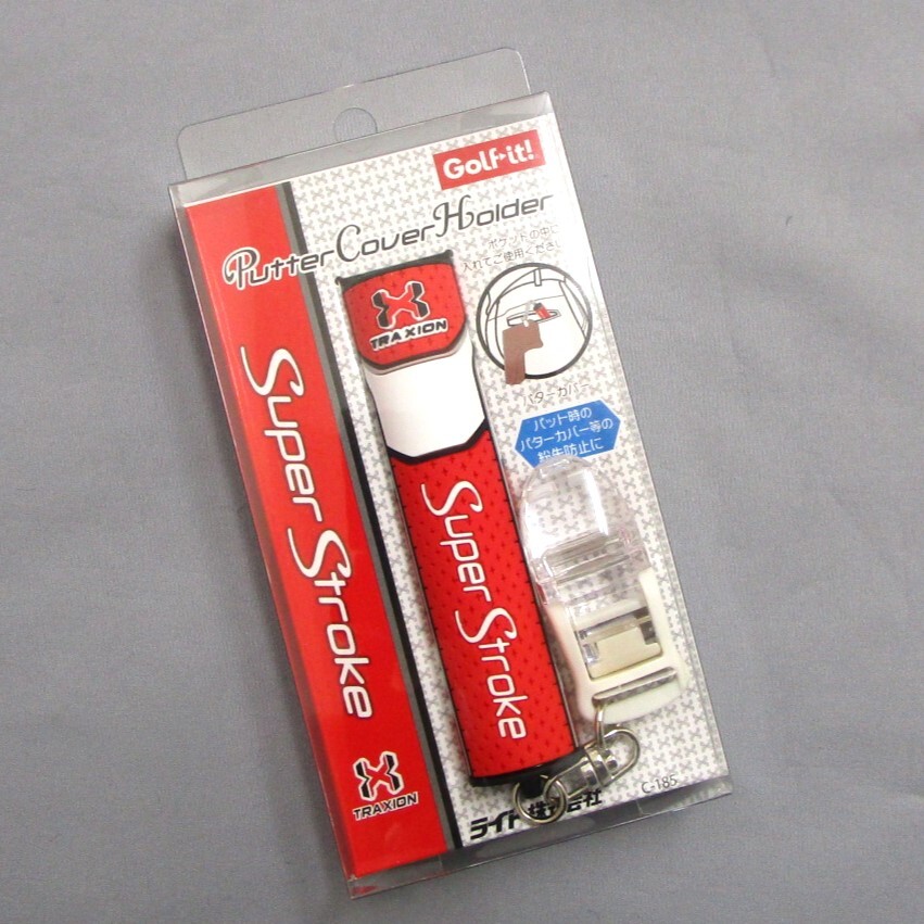 スーパーストローク パターカバー キャッチャー レッド(010) 日本正規品 SuperStroke Traxion TOUR 2.0 ミニチュア ラウンド用品