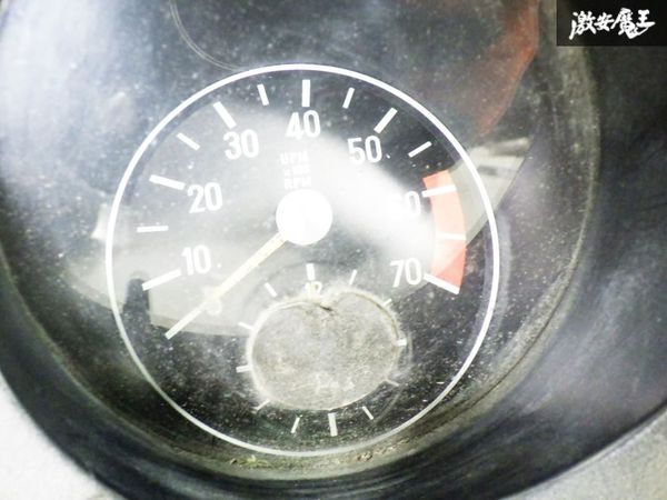 実動外し！！ メルセデスベンツ 純正 R107 SL 左ハンドル スピードメーター 速度計 タコメーター 走行距離 約223,663km 1075421701 棚15T2