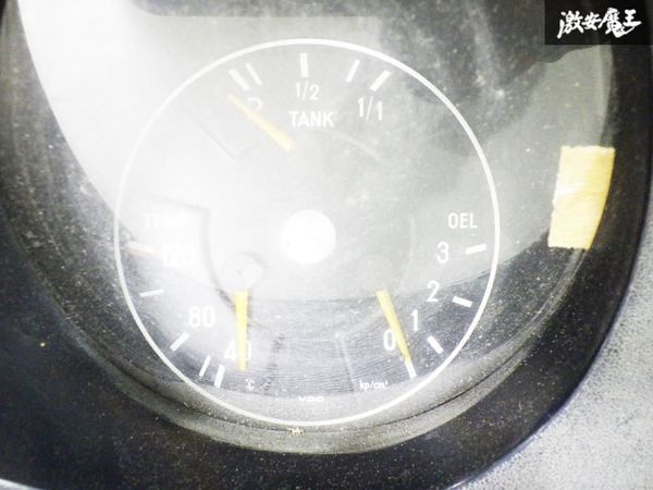 実動外し！！ メルセデスベンツ 純正 R107 SL 左ハンドル スピードメーター 速度計 タコメーター 走行距離 約735,264km 1075420701 棚15T2
