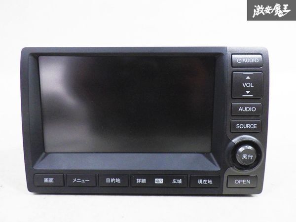 実動外し?。?ホンダ 純正 RT4 クロスロード HDDナビ カーナビ CD DVD オーディオ パネル付 39540-SYP-J01 即納 棚21F