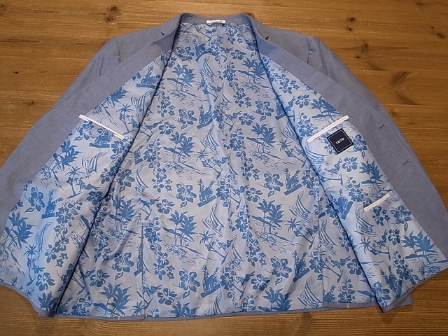極美品 IZOD アイゾッド 春夏 コットン 水色 ライトブルー 2釦 極美品 IZOD アイゾッド 春夏 コットン 水色 ライトブルー 2釦