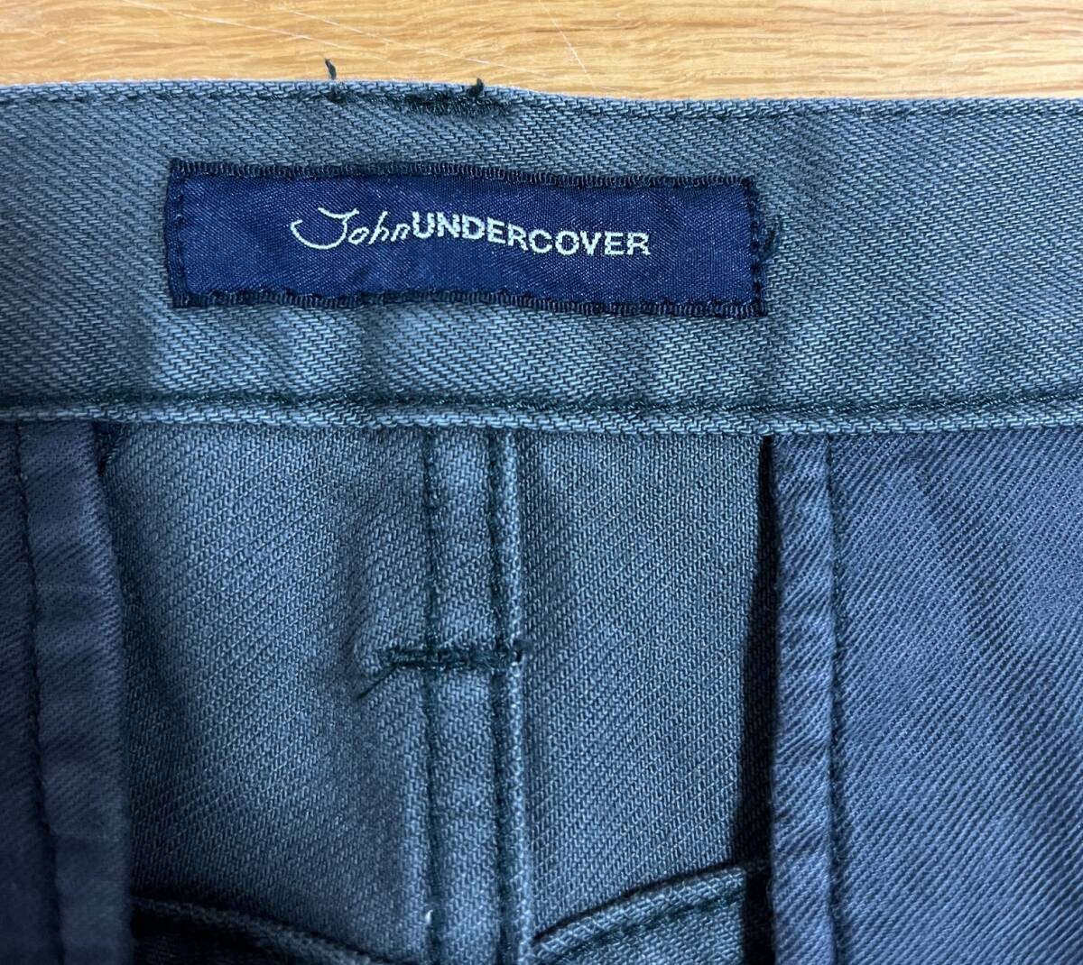 John UNDERCOVER ストレッチ カツラギ リペア加工 デニム パンツ SIZE:3 美USED 初期 99SS RELIEF レリーフ ジョン アンダーカバー_画像6