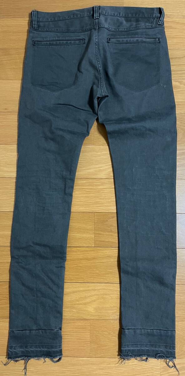 John UNDERCOVER ストレッチ カツラギ リペア加工 デニム パンツ SIZE:3 美USED 初期 99SS RELIEF レリーフ ジョン アンダーカバー_画像2