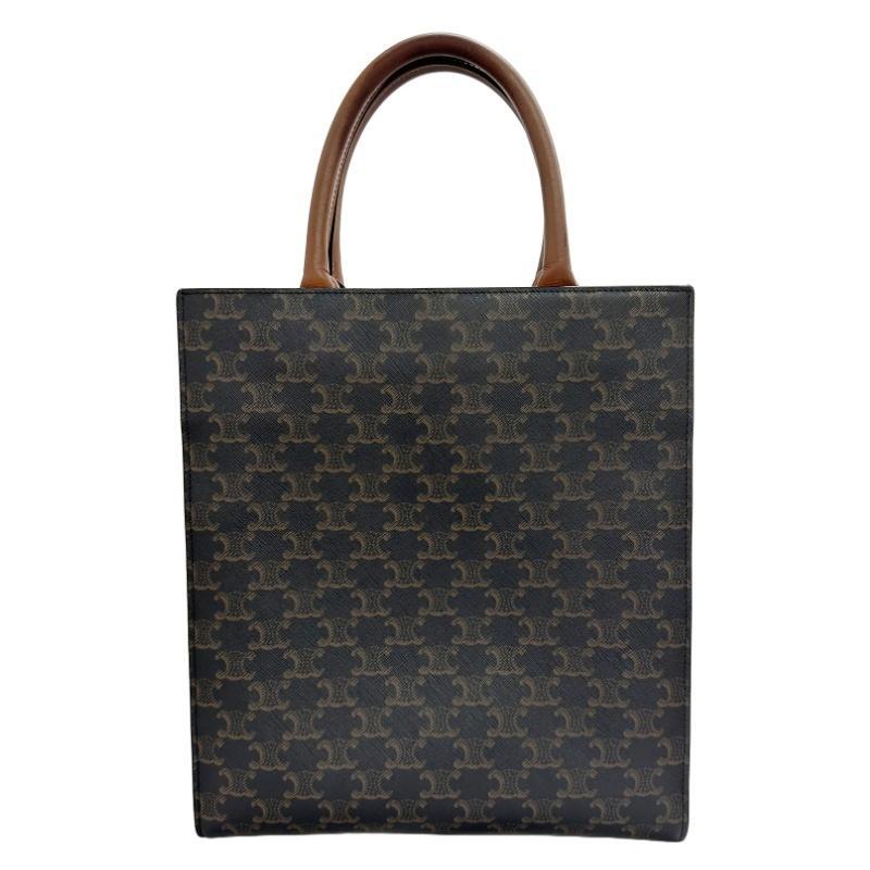 送料無料 中古AB セリーヌ CELINE バーティカルカバ スモール トリオンフ 2WAYバッグ トート ショルダーバッグ 內(nèi)袋付 149657
