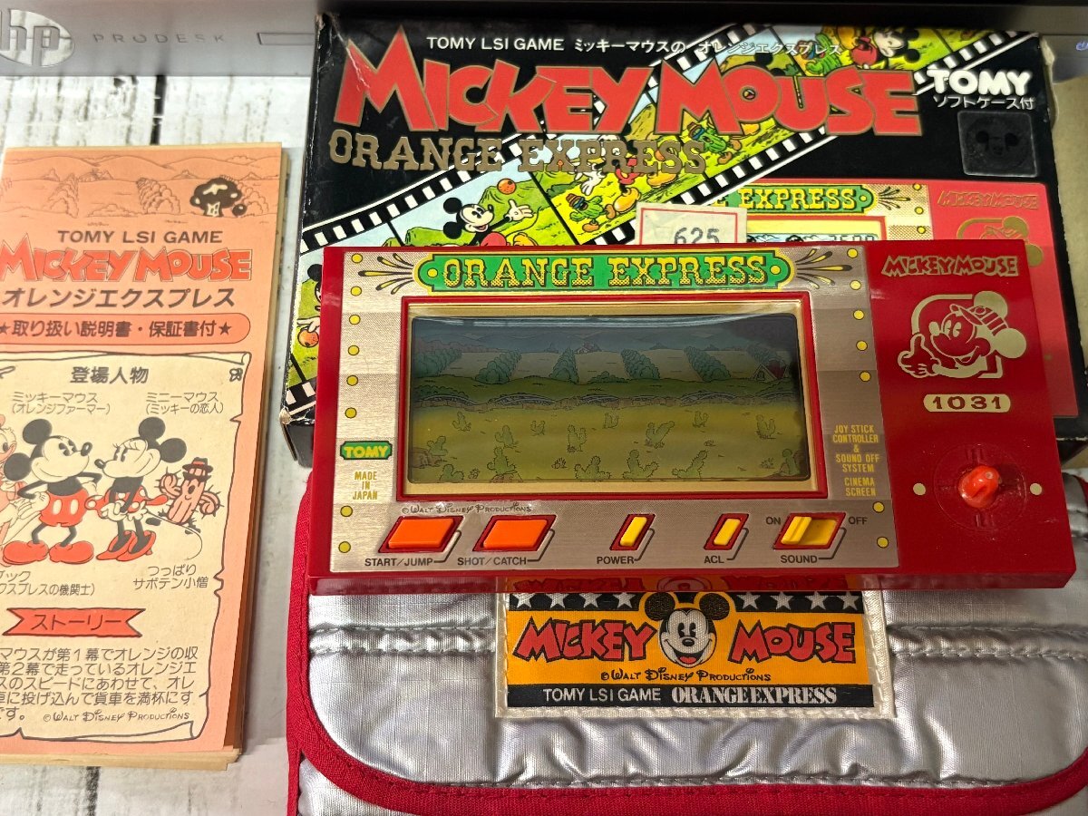 TOMY ゲームウォッチ ミッキーマウス/オレンジエクスプレス Yahoo!オークション - ゲームウォッチ TOMY MICKEY MOUSE