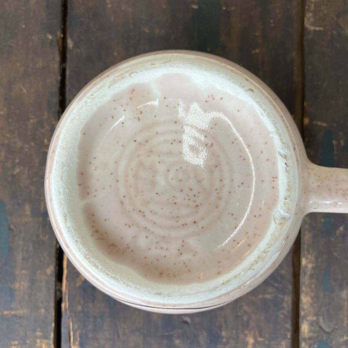 [VINTAGE]McCOY mccoy happy лицо кружка Smile cup редкий цвет магазин инвентарь античный б/у одежда US магазин инвентарь старый дорога vintage