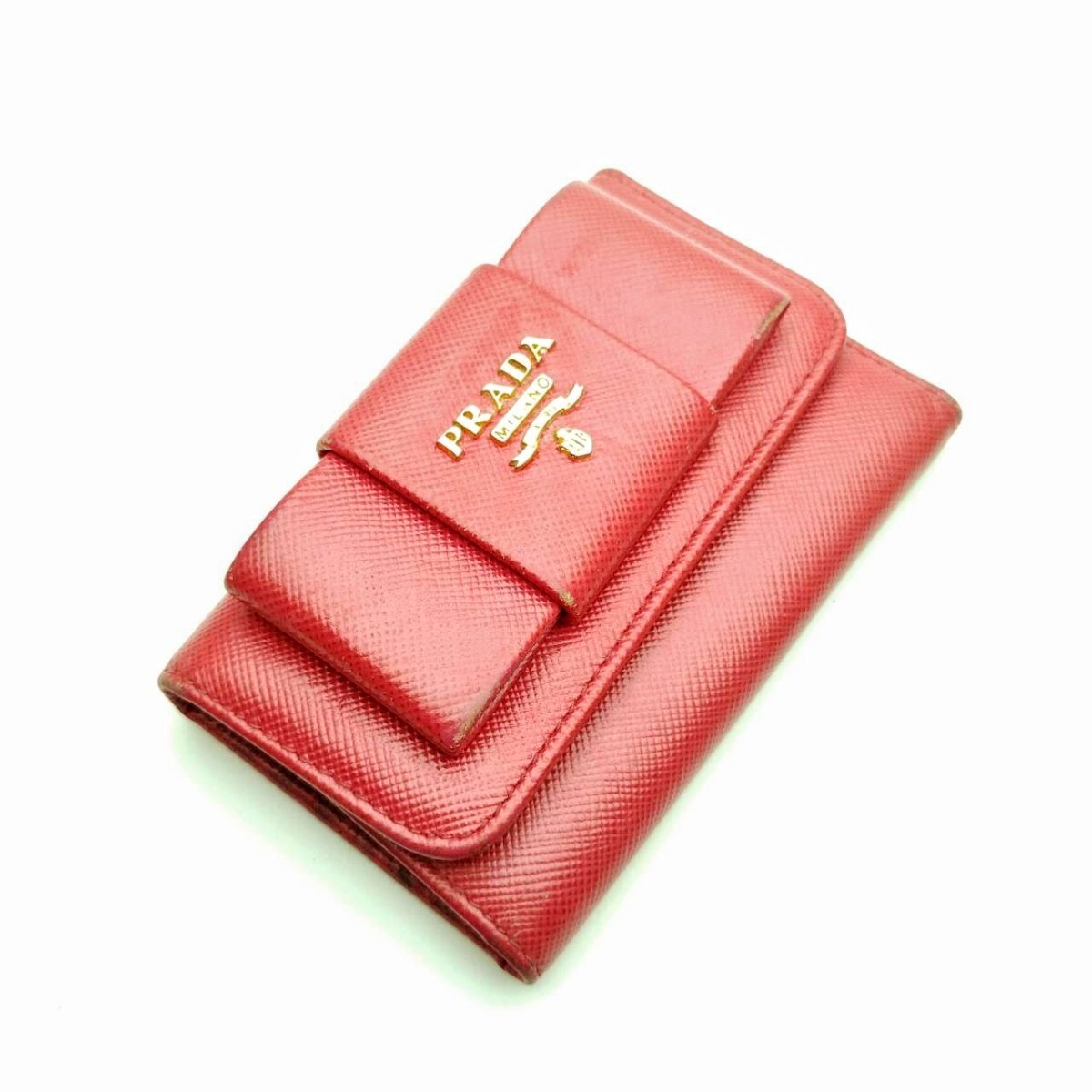 プラダ　 キーケース　 PRADA　６連　リポン　メモB1