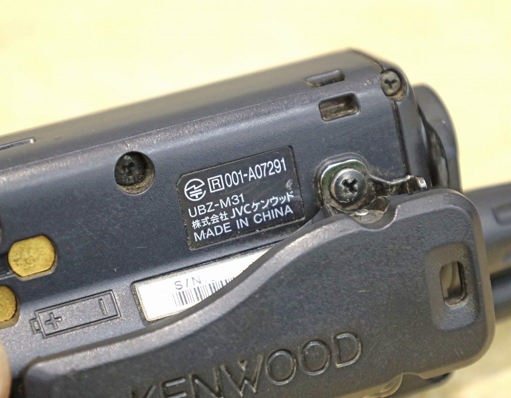 0316A25 KENWOOD ケンウッド トランシーバー UBZ-M31 2個セット 0316A25 KENWOOD ケンウッド トランシーバー UBZ-M31 2個セット