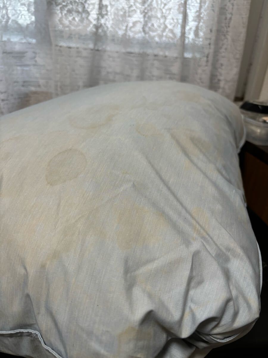 USED★羽根枕★70×50★羽根1.３kg★67-49