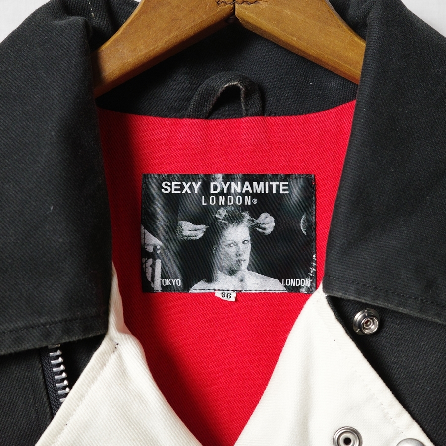 SEXY DYNAMITE LONDON コットン ライダースジャケット 36
