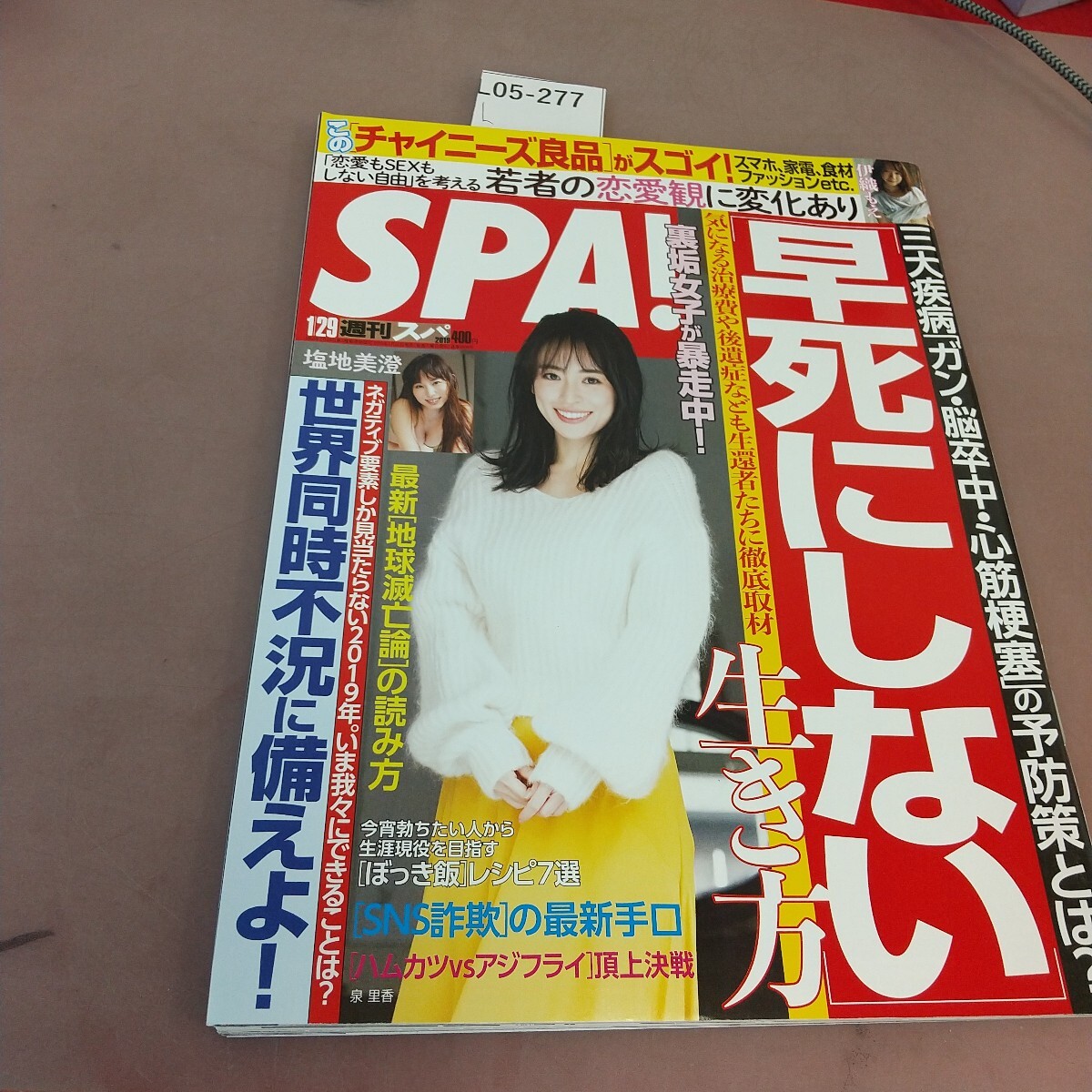 L05-277 SPA 2019 год 1 месяц 22 день продажа . тутовик фирма 