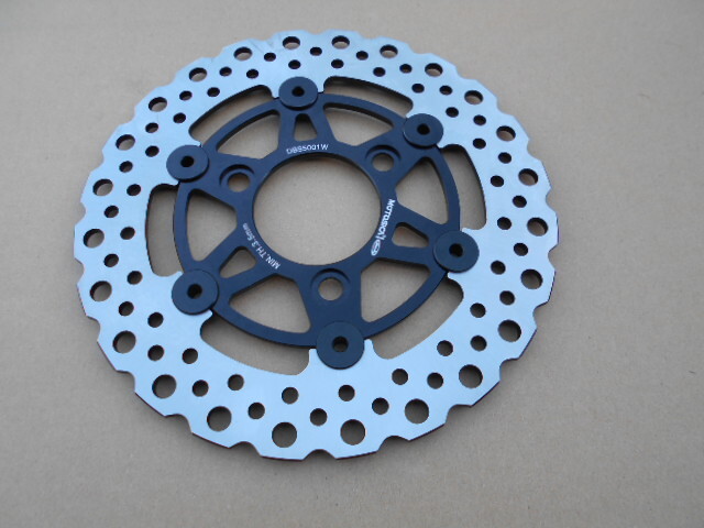 MOTOSICA 新品 ウェィブディスク 黒/黒 NSR50 XR50 NS-1 XR100 NSR80 AC10 HC06 BA-AD14 BC-HD13 AC12 エイプ50 エイプ100 APE50 APE100