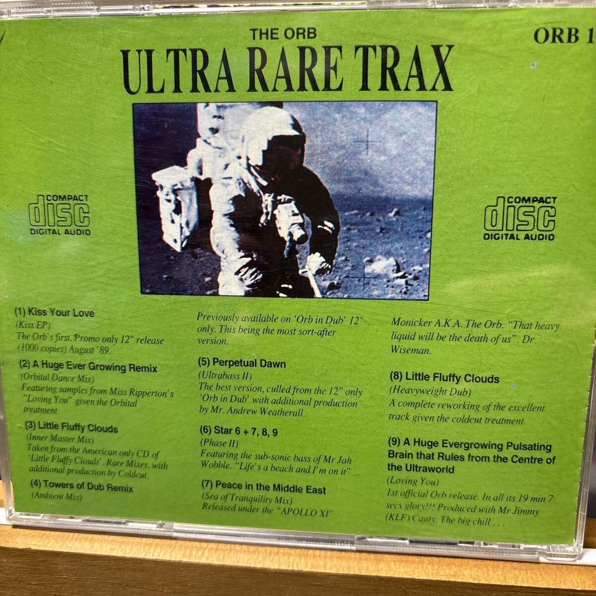 THE ORB Ultra Rare Trax CD orb1