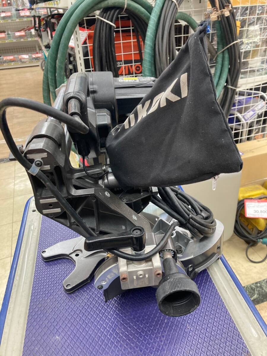 【中古品】【0924】★HiKOKI(日立工機(jī)) 190㎜卓上スライド丸のこ (黒鯱チップソー付) C7RSHD(K)　ITG2F3X5R0Z6