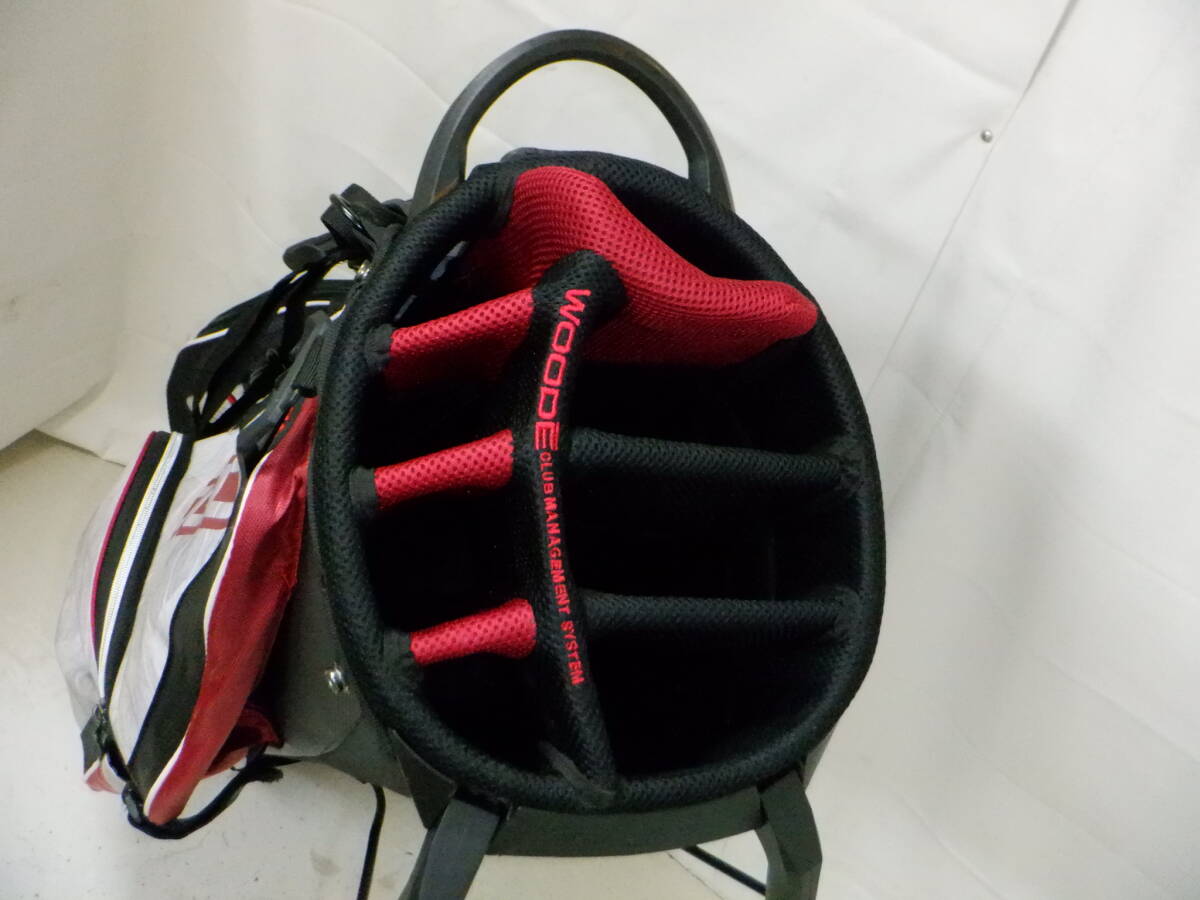 OGIO オジオ OZONE 9.0型★中古★軽量 アスリートスタンドモデル (WINExBK) OGIO オジオ OZONE 9.0型 軽量 アスリート スタンド☆中古☆(WHxREDxGY