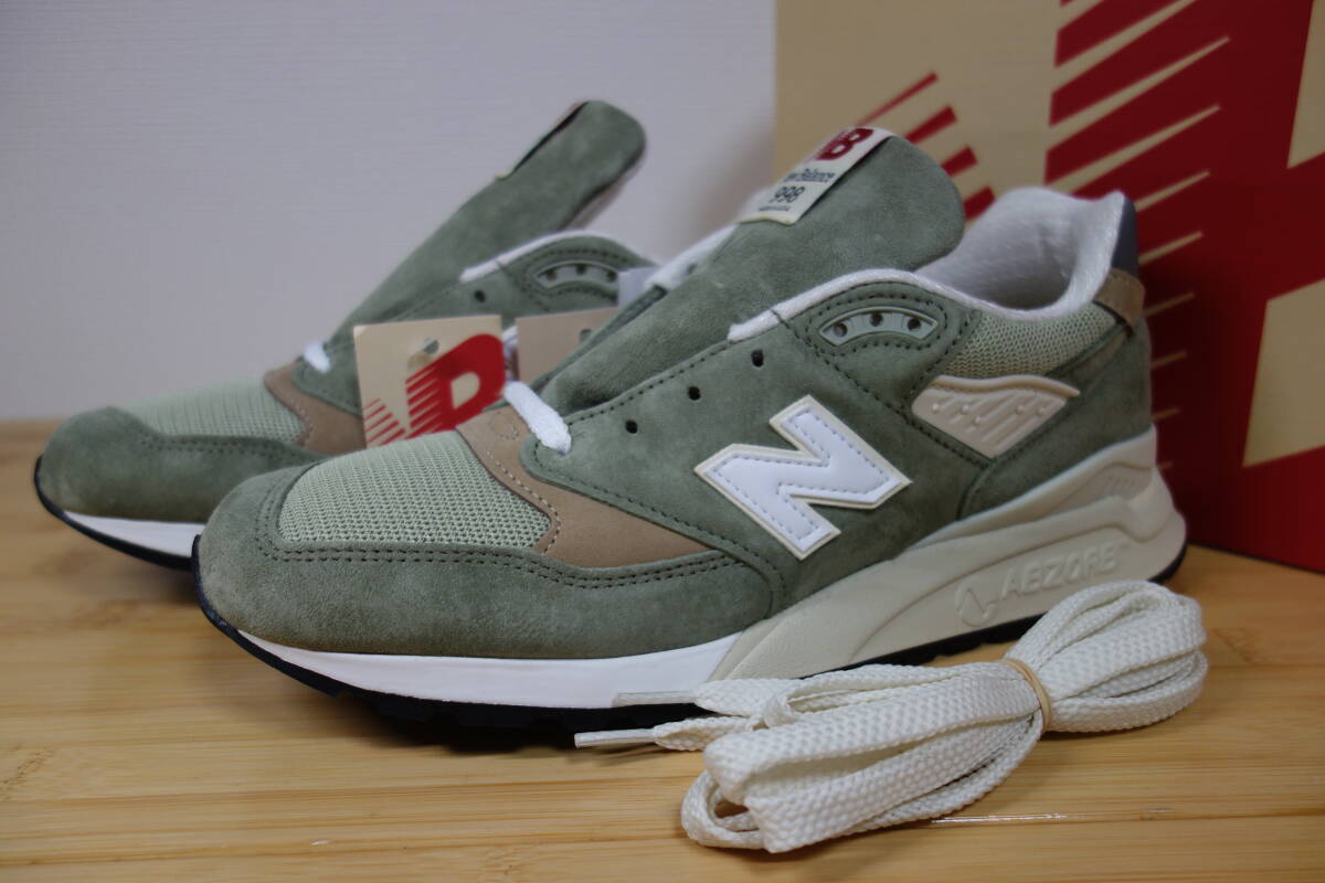 定価4万円 未使用 New Balance U998 GT 27cm USA 576 990 991 992 993 996 997 998 1300 1400 1500 UK NV GY GR v1 v2 v3 v4 v5 v6 限定