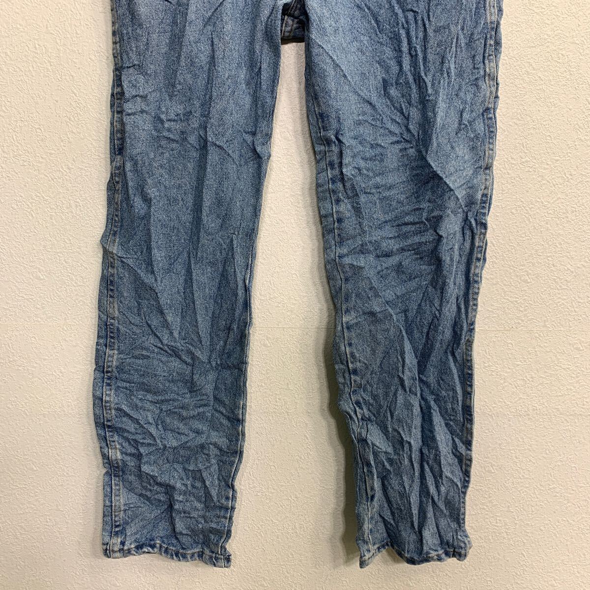 Wrangler デニムパンツ W35 ラングラー ブルー コットン メキシコ製 古着卸 アメリカ仕入 2502-621_画像3
