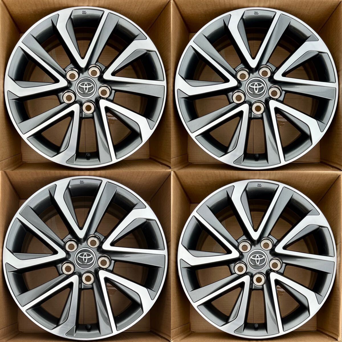 納車外し◇美品◇TOYOTA トヨタ 純正ホイール17インチ4本セット