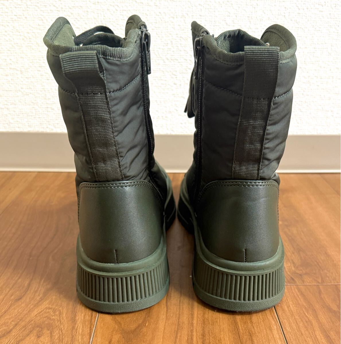 中古・2度使用】UNIQLO パデッドレースアップブーツ ユニクロc 中古・2度使用】UNIQLO パデッドレースアップブーツ ユニクロc