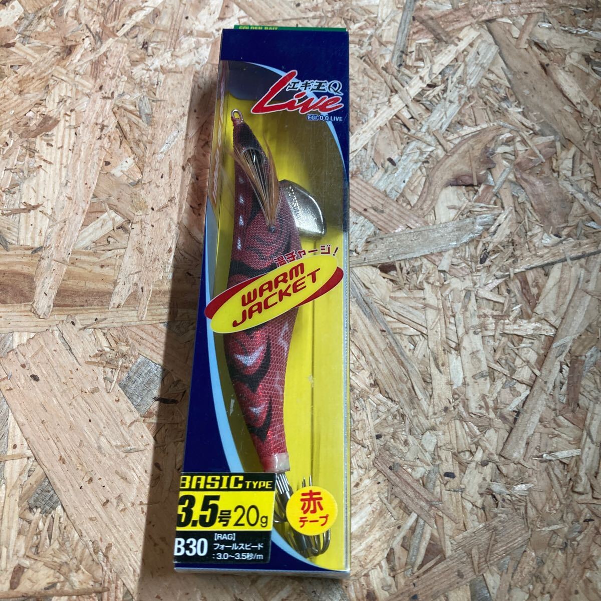 新品 エギ王Q Live 3.5號 RAG レッド赤グロー B30 　赤テープ ヤマシタ エギ王Qライブ