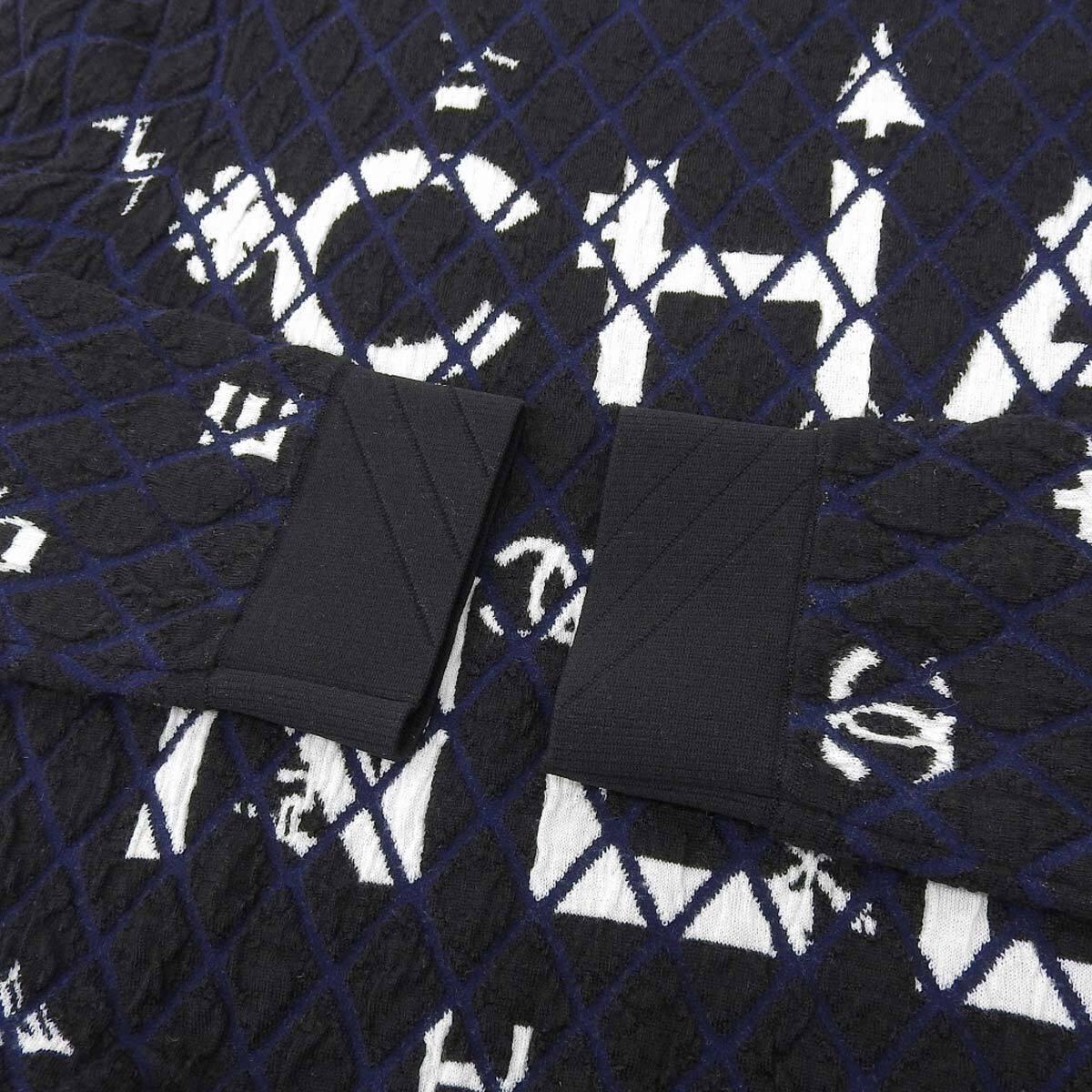 シャネル ココマーク カシミヤ ハイネック ニット P62162K47532 レディース ブラック CHANEL 中古 【アパレル?小物】