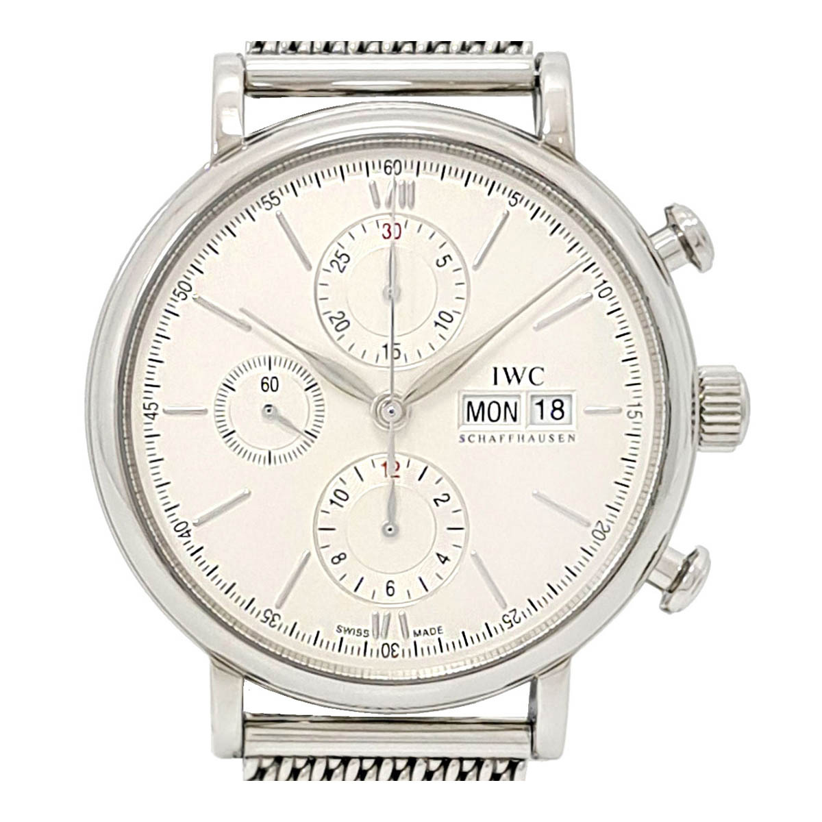 IWC ポートフィノ クロノグラフ デイデイト IW391005 自動巻き ステンレススティール メンズ IWC 中古