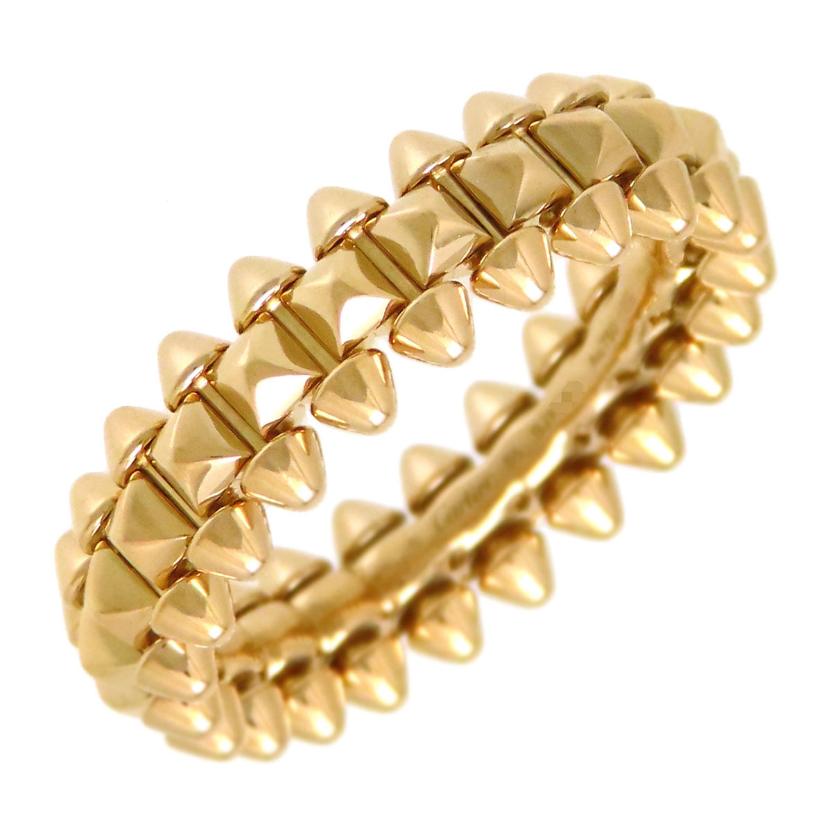 カルティエ クラッシュ ドゥ カルティエ リング SM #55 B4229855 Au750 (K18PG) レディース CARTIER [美品] 中古