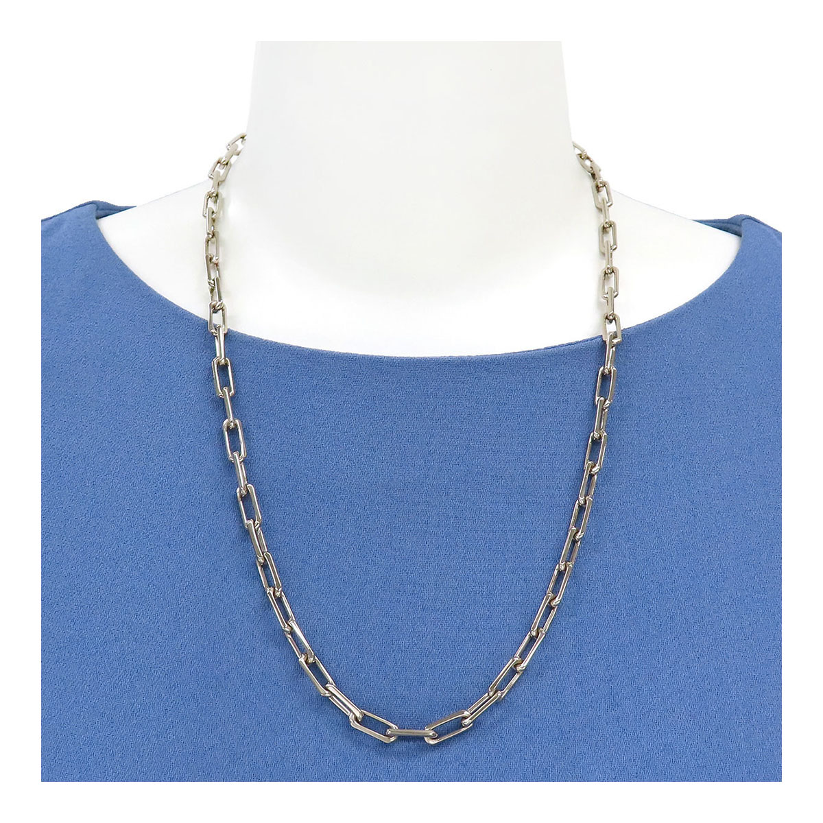 カルティエ サントス ドゥ カルティエ ネックレス B7009100 Au750 (K18WG) ユニセックス CARTIER 中古