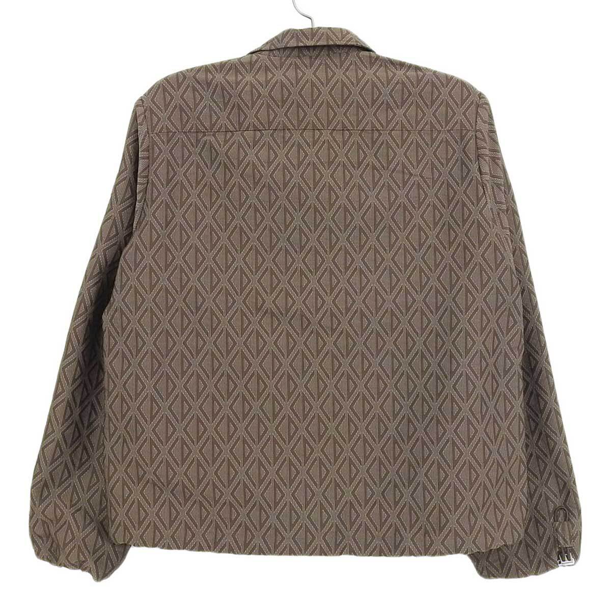 ディオール CD ダイヤモンド ジップアップ ジャケット ディオールオム 293C513A5583 メンズ ブラウン [美品] 中古 【アパレル?小物】