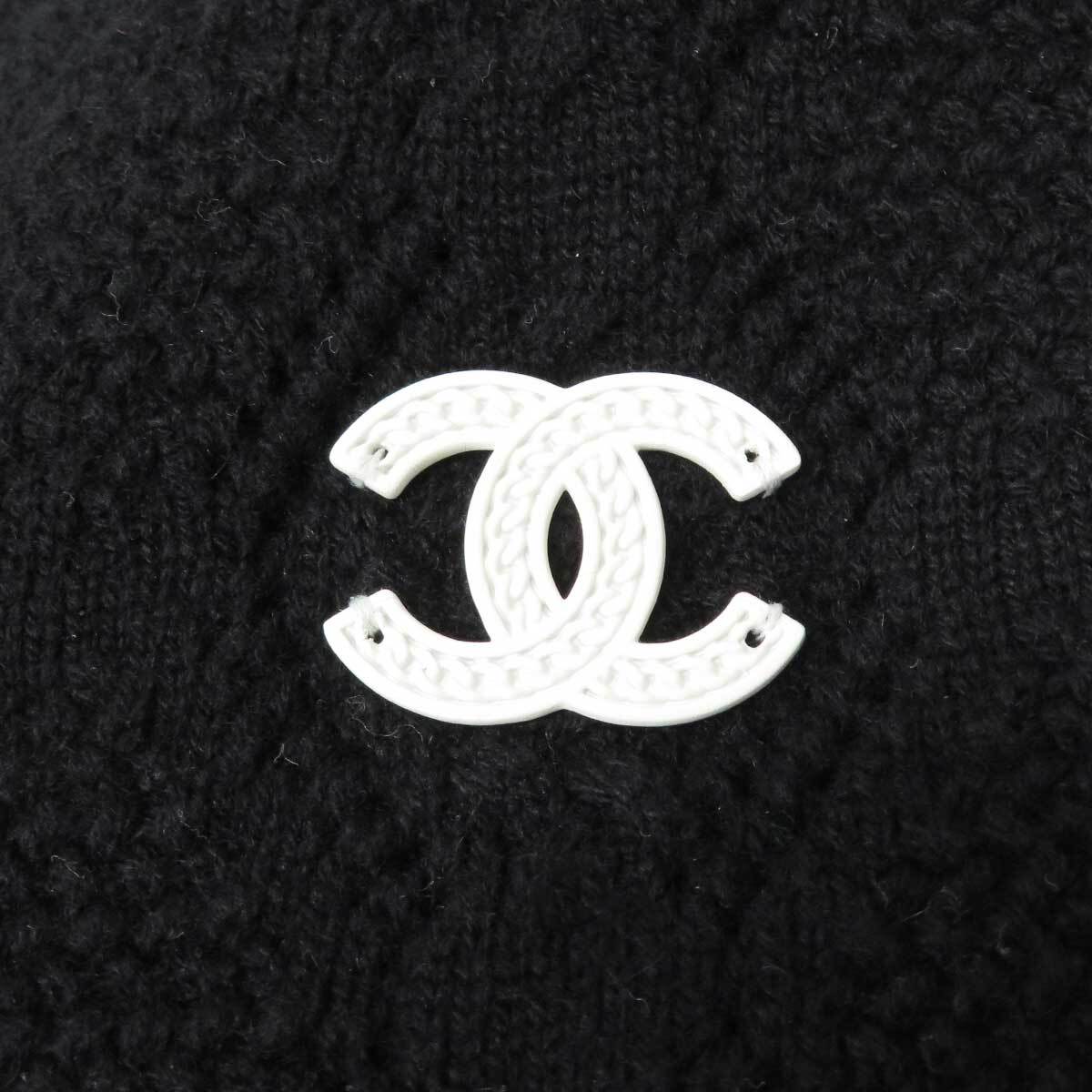 シャネル ココマーク カシミヤ ニット P72090K10339 レディース ブラック CHANEL 中古 【アパレル?小物】