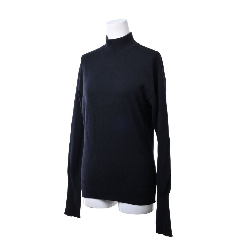 CHANEL ウール ハイネックニット ココマーク ボタン３個(gè)付き 36 ブラック シャネル KL4B2CUP63