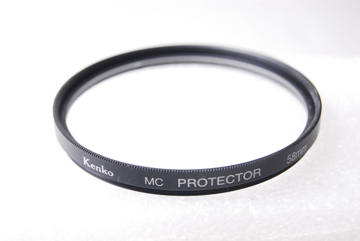 Kenko MC PROTECTOR 58mm レンズ保護(hù)フィルター レンズ裝著確認(rèn)済み！ B079