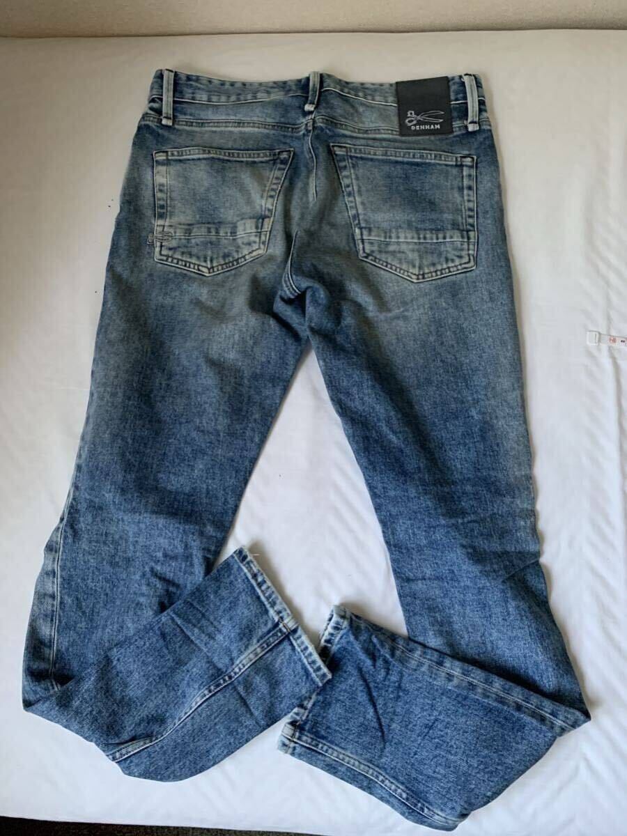 デンハム デニムパンツ ジーンズ ボタンフライ W30インチ 170/78A length32インチ 81センチ_画像2